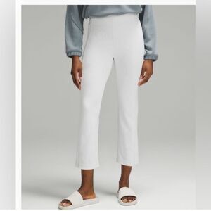 NWT Lululemon Ribbed Softstreme Zip Leg High Rise Crop Pant 25” LVPR size 8
